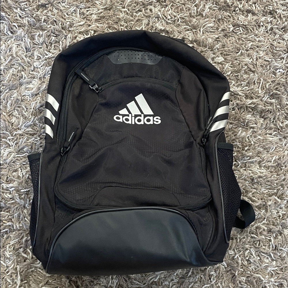 Adidas Black and White Men's Backpack